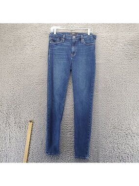 Hudson Jeans Womens Size 30 Blue Nico Super Skinny Stretch Denim